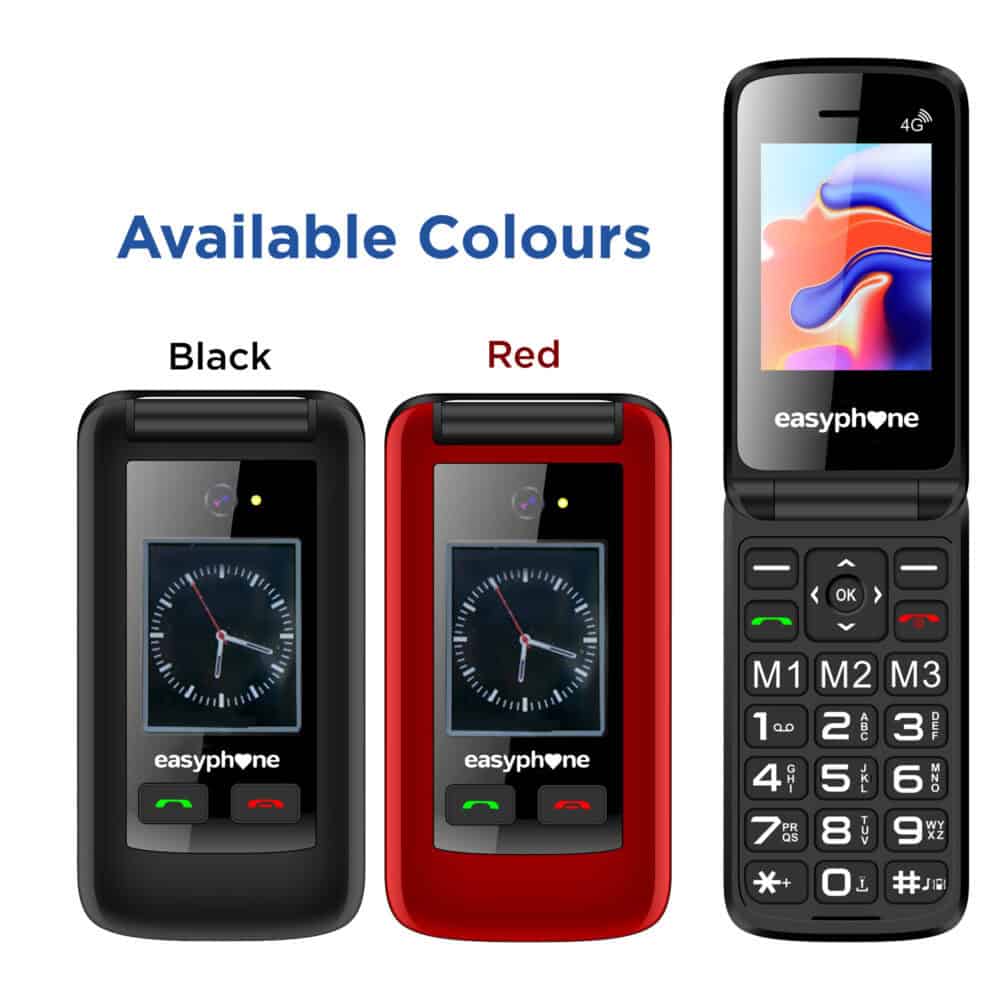 Easyphone 4G Flip Phone